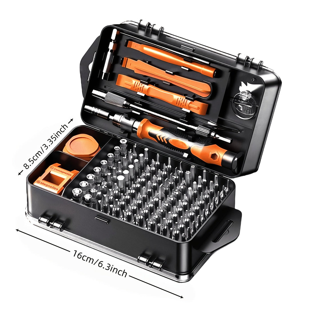 Precision Skrutrekker Sett 117-deler med Bits | Skanto