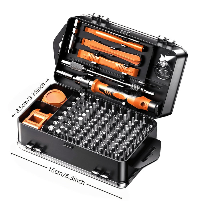 Precision Skrutrekker Sett 117-deler med Bits | Skanto