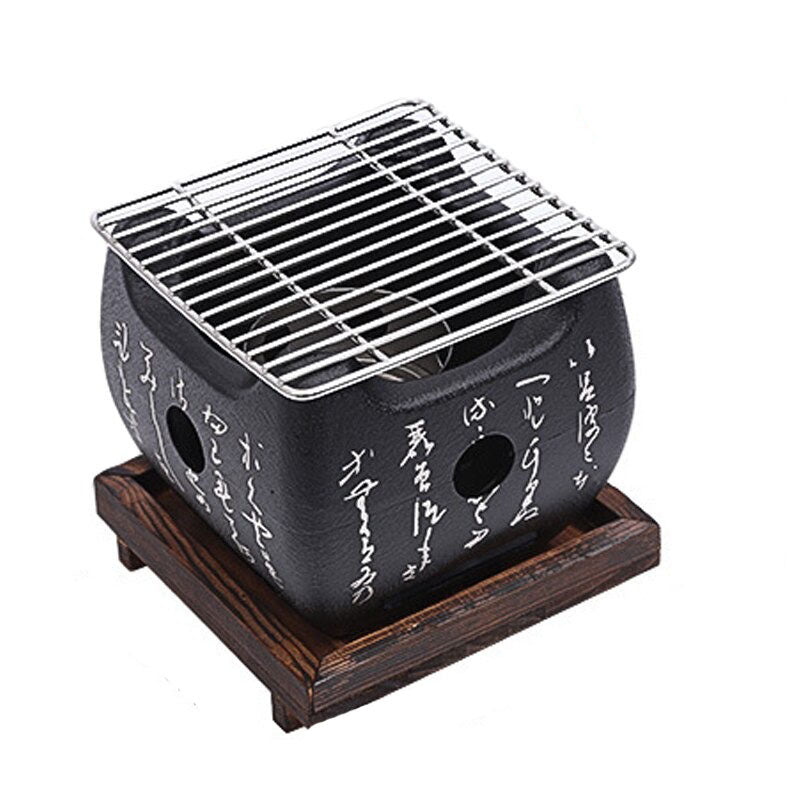 BBQ Grill Kullsyrebq Griller Innendørs Utendørs BBQ Grillpanne Komfyr | Skanto