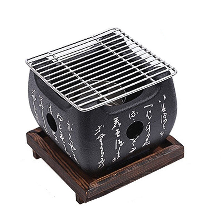 BBQ Grill Kullsyrebq Griller Innendørs Utendørs BBQ Grillpanne Komfyr | Skanto