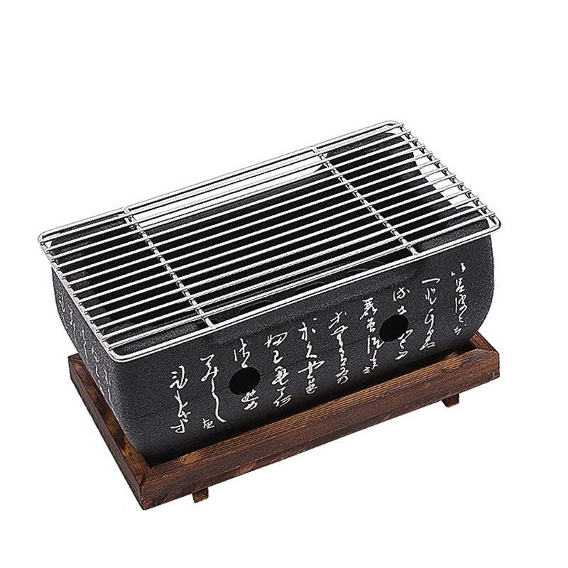 BBQ Grill Kullsyrebq Griller Innendørs Utendørs BBQ Grillpanne Komfyr | Skanto