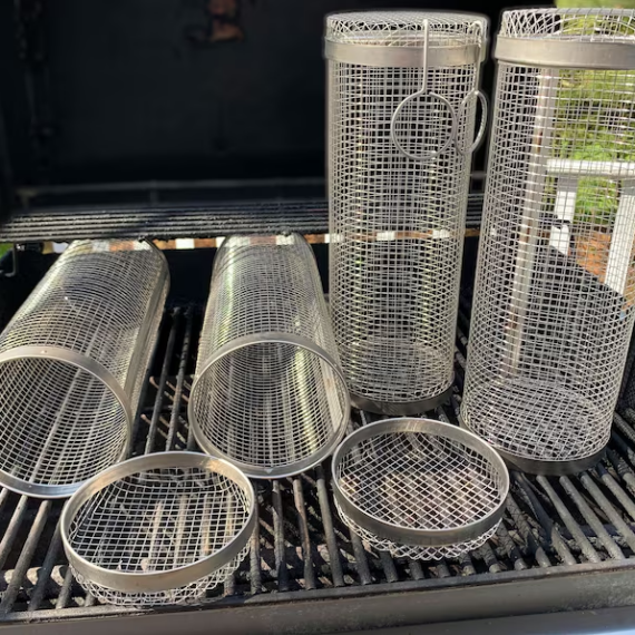 Grill rustfritt stålnett sylinder | Skanto