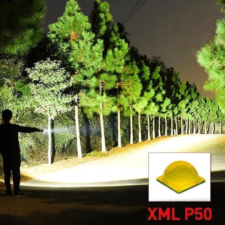 Skanto | Kraftig 90000 Lumens LED-lommelykter – Den beste lommelykten for ethvert eventyr