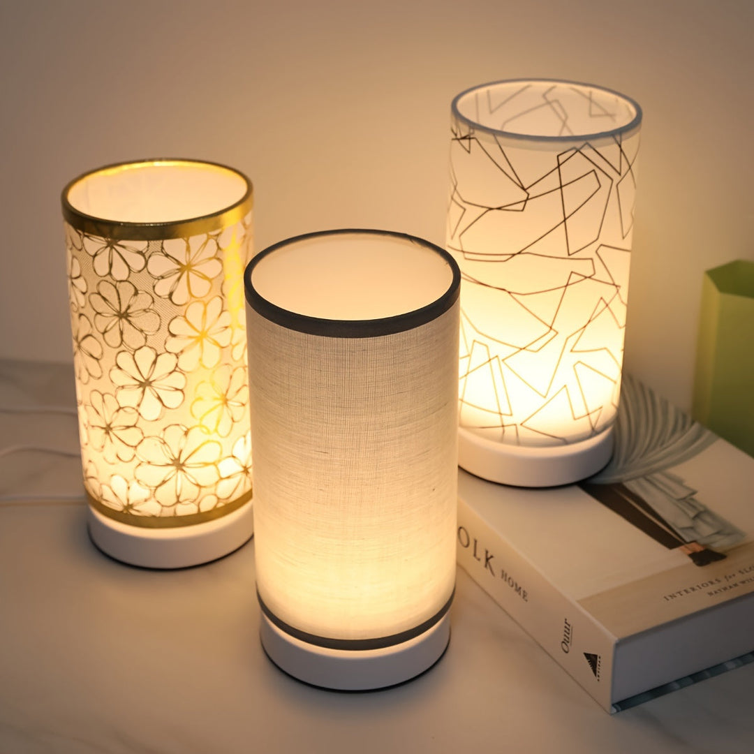 ModernLicht – Opplyst USB Bordlampe i Sylinder Skanto