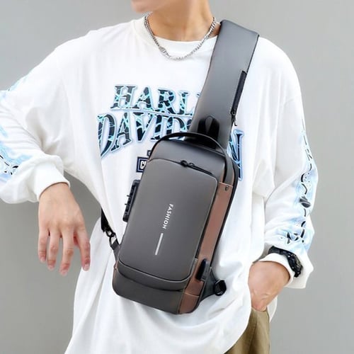 SecureGuard – Trendy Anti-innbrudd Crossbody Bag Skanto