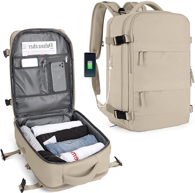 Skanto | Robust ryggsekk for reiser med USB-ladeport