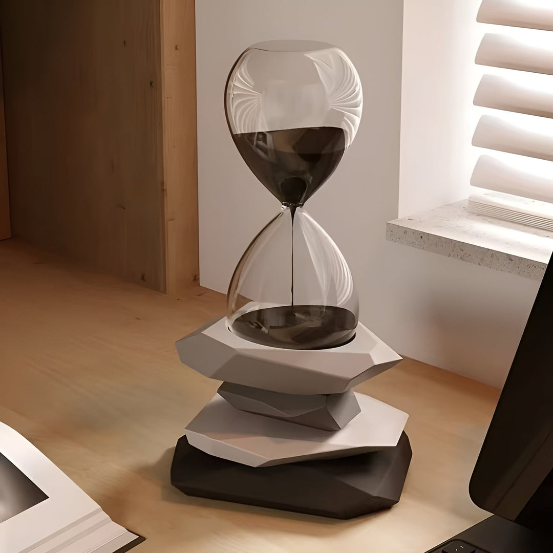 Minimalist Timeglass – Tidøs & Dekorativ | Perfekt for Stue og Kontor | Skanto