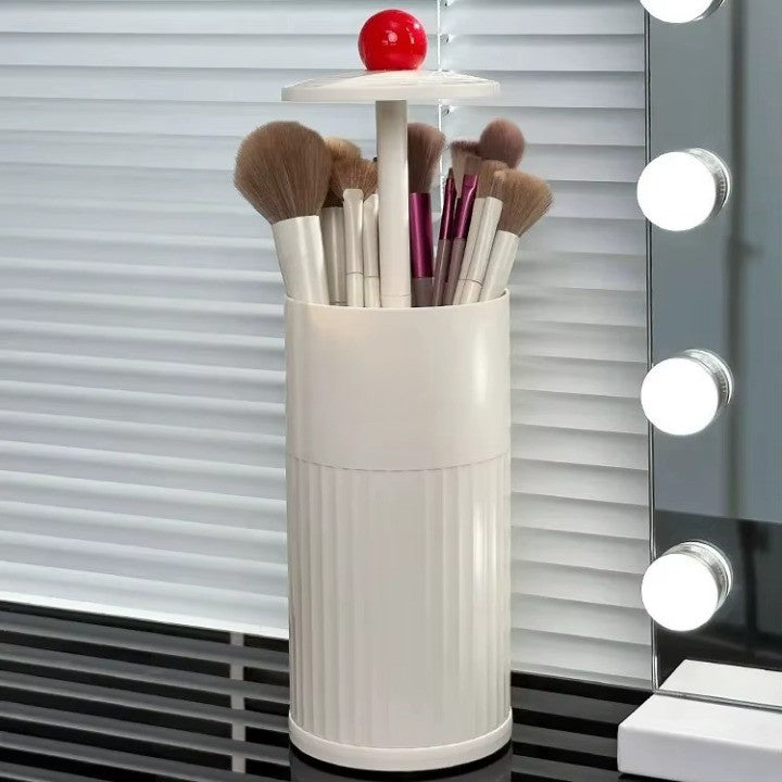 Skanto | Automatisk Pop-Up Sylinderisk Makeup Børste Organizer