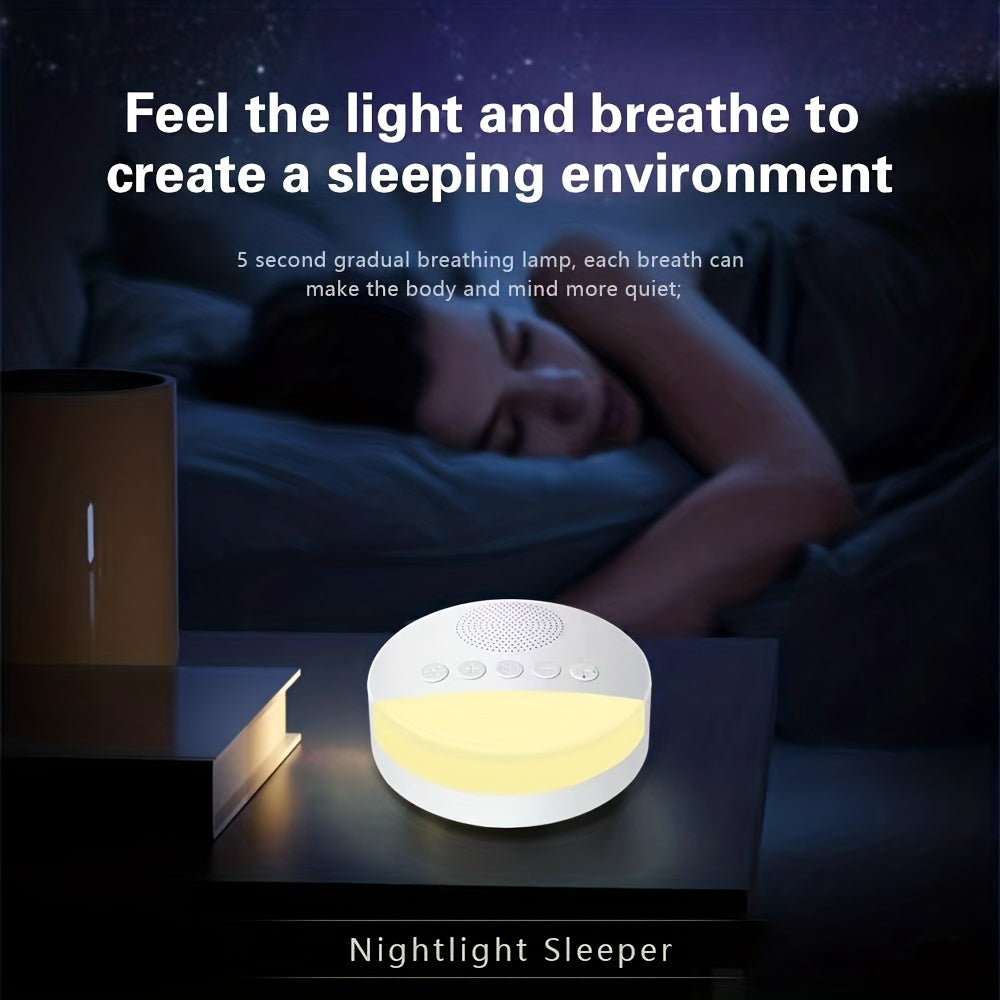 Skanto | DreamWave Hvit Lydmaskin – Beroligende Lydterapi med Timer