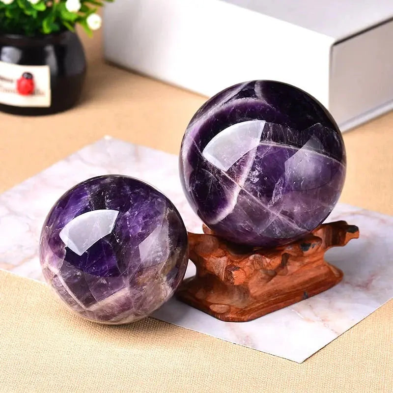 MagiSphere Amethyst Sphere — Gir rommet ditt ren eleganse og synlige følelser | Skanto