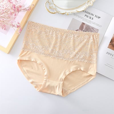 Skanto | 4stk/set Høy Elastisk Blonde Truser