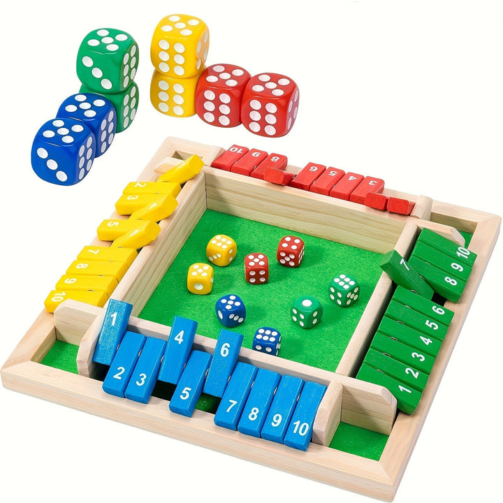 Shut The Box-spill, treplate terningspill Skanto