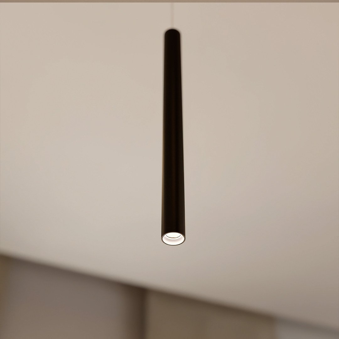 Skanto | RayAura Minimalistisk LED Pendellampe | Moderne Design | Elegant Taklampe for Stue & Kontor