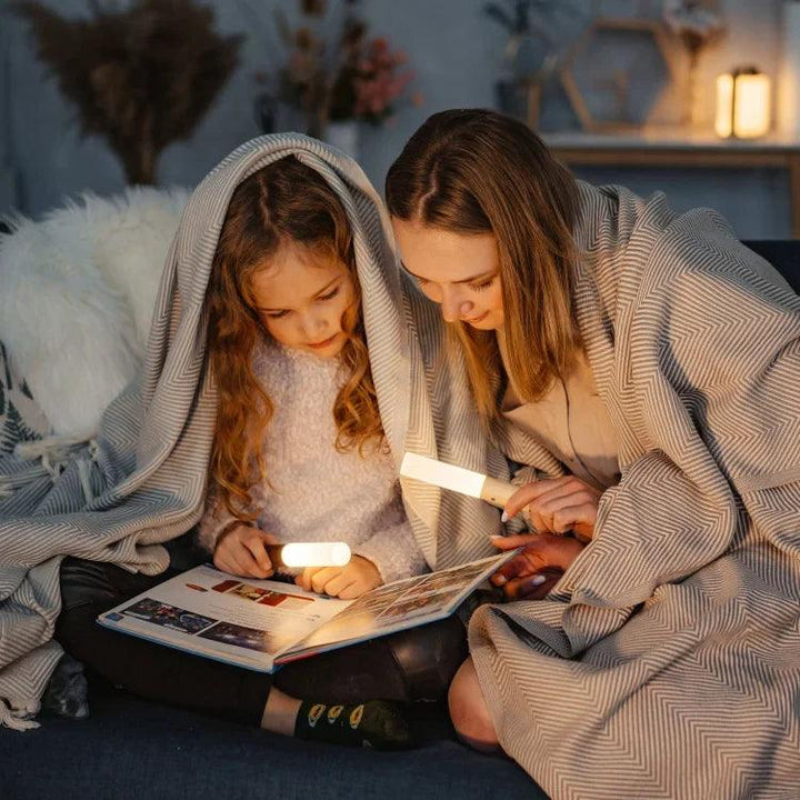 Oppladbar LED-lampe med bevegelsessensor | Skanto