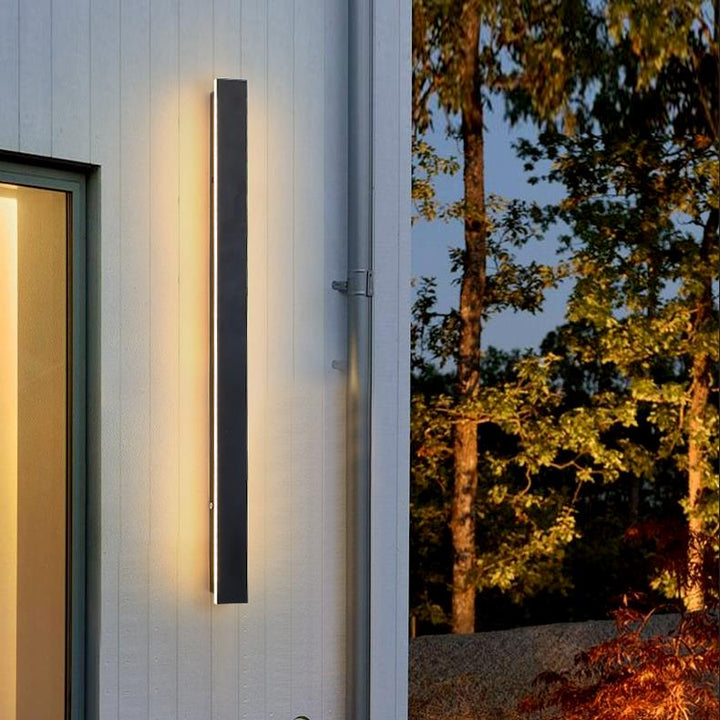 Skanto | Moderne svart LED veggbelysning for hage og terrasse