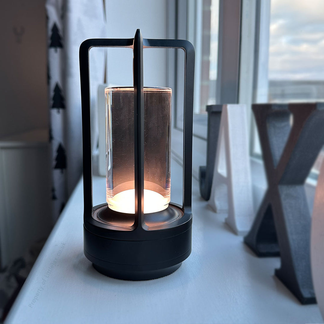 Trådløs vintage lantern bordlampe | Skanto