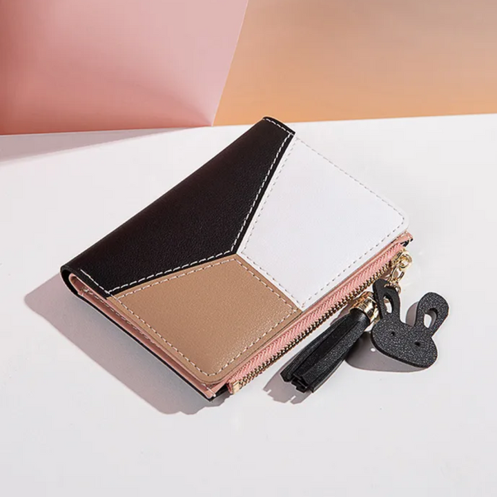 Mini lommebok med trendy dusk Skanto