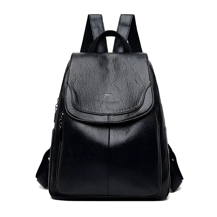 Skanto | Vintage Leather Women's Backpack - Isabella