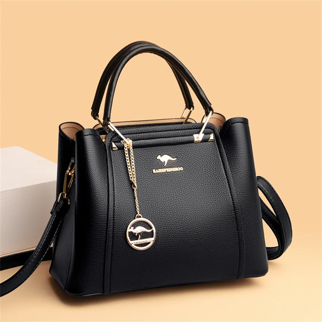 Skanto | Vivian Luksuriøs Skulderveske – Elegant PU Skinn Håndveske med Crossbody Stropp