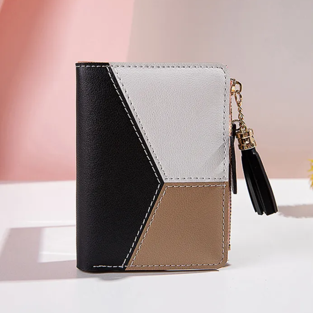 Mini lommebok med trendy dusk Skanto
