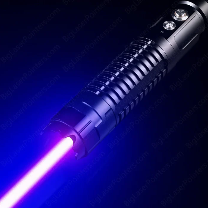 Blazing Blue høyeffekts taktisk laserlampe - BlazeBeam