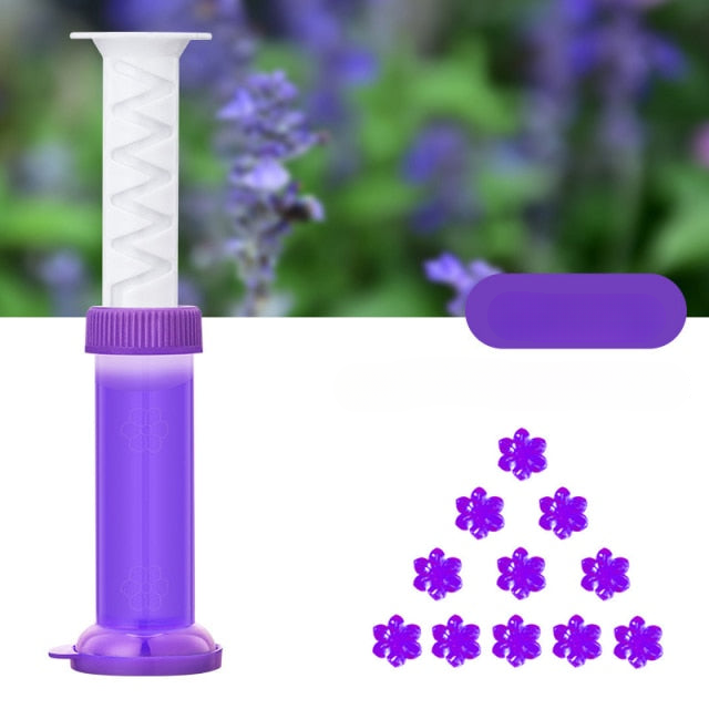 Skanto | Toalettgel med blomsterduft og luftfriskerfunksjon