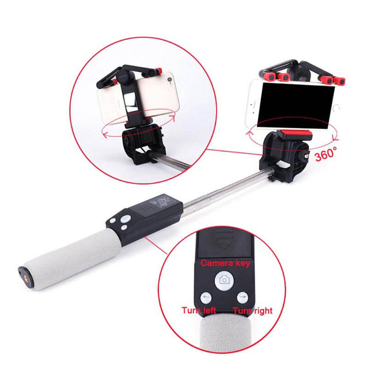 Skanto | Selfie Stang "Image Arc" med 360° Rotasjon & Bluetooth Fjernkontroll