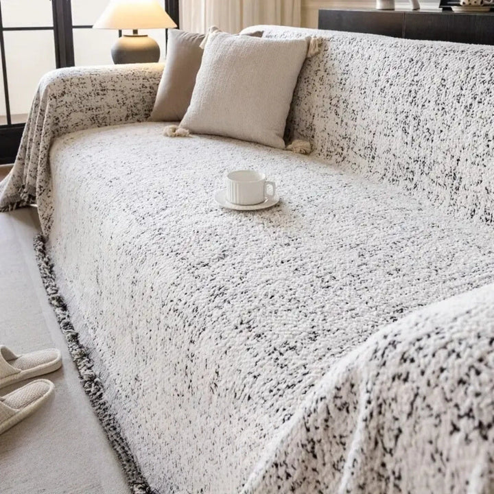 Skanto | Moderne Boho Bomull Sofa Deksel Vendbar Design