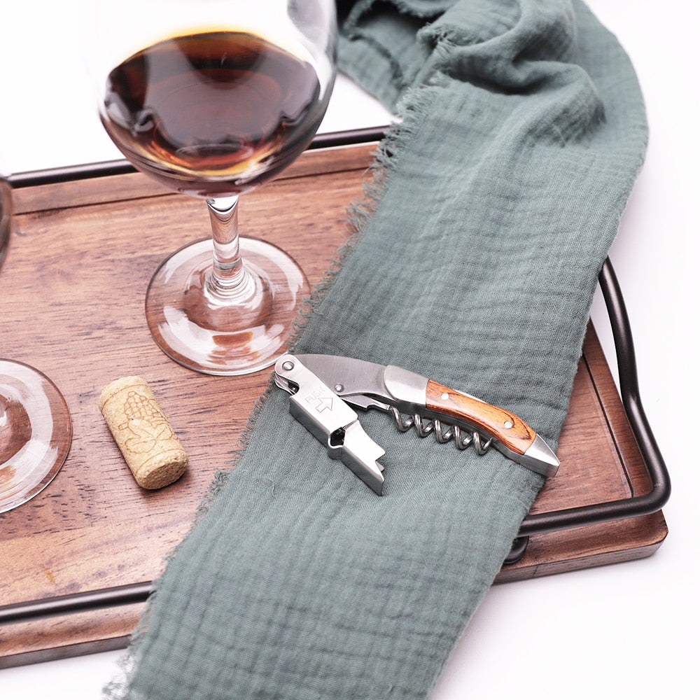 Flaskeåpner og foliekniv gave til vinelskere vin korketrekker | Skanto