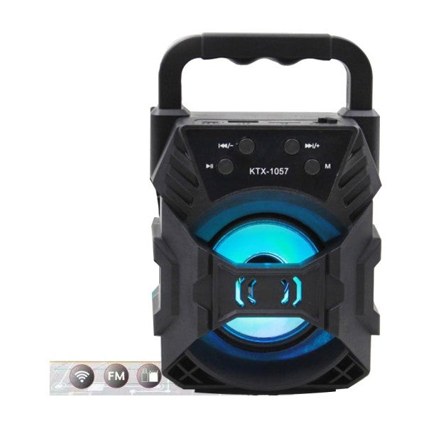SoundPulse Trådløs Høyttaler – Bluetooth Høyttaler med FM, USB & Lysshow | Skanto