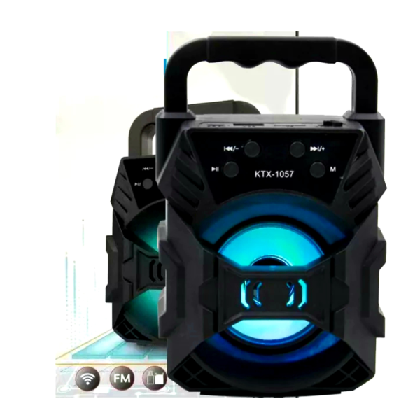SoundPulse Trådløs Høyttaler – Bluetooth Høyttaler med FM, USB & Lysshow | Skanto