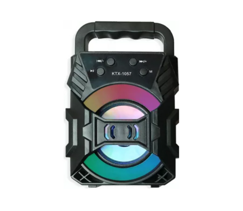 Skanto | SoundPulse Trådløs Høyttaler – Bluetooth Høyttaler med FM, USB & Lysshow