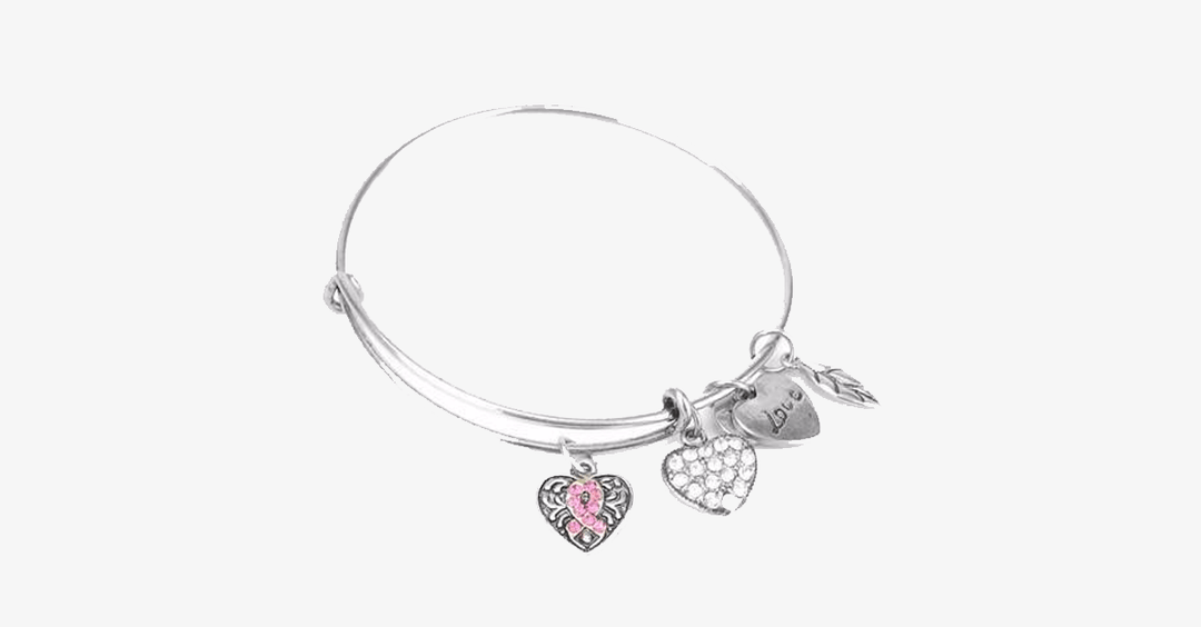 Skanto | Rosa Sløyfe Charm Armbånd