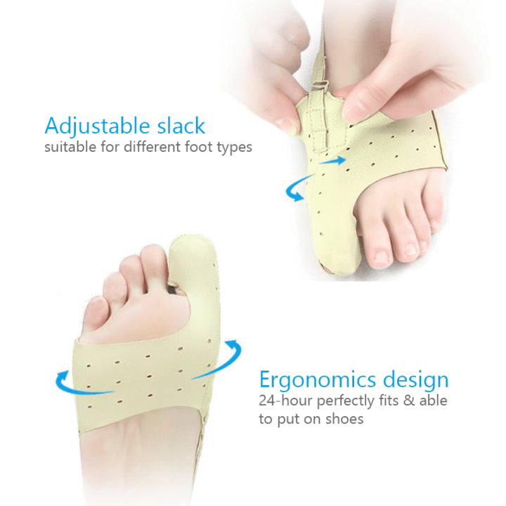 Skanto | Elastisk Bunion Korrigererfot Tå Hallux Ortopedisk Pleie