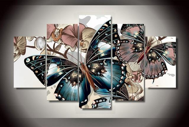 5 Piece Butterfly Garden - GemPaint Kit | Skanto