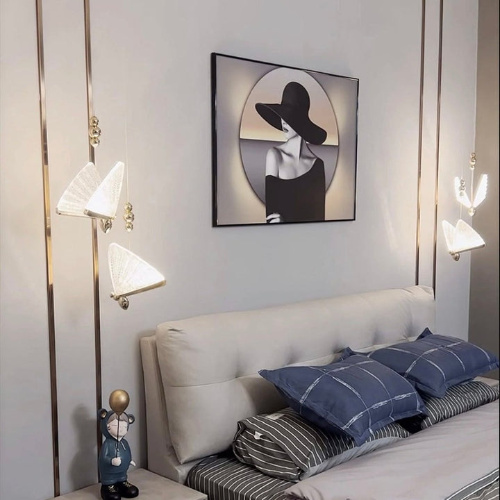 Skanto | FlareWing – Kunstnerisk sommerfuglformet LED pendellampe