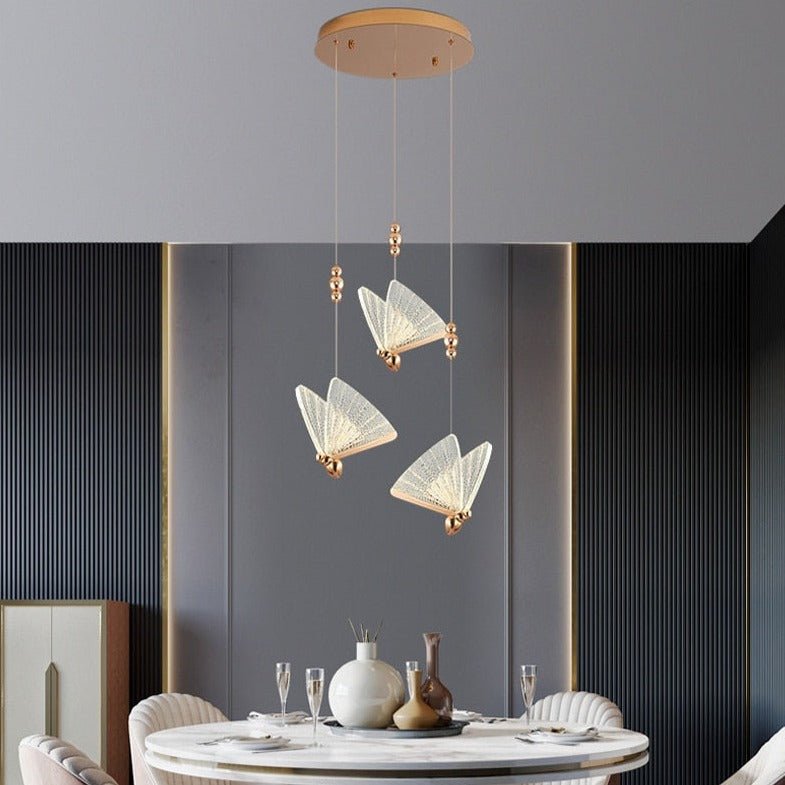 Skanto | FlareWing – Kunstnerisk sommerfuglformet LED pendellampe