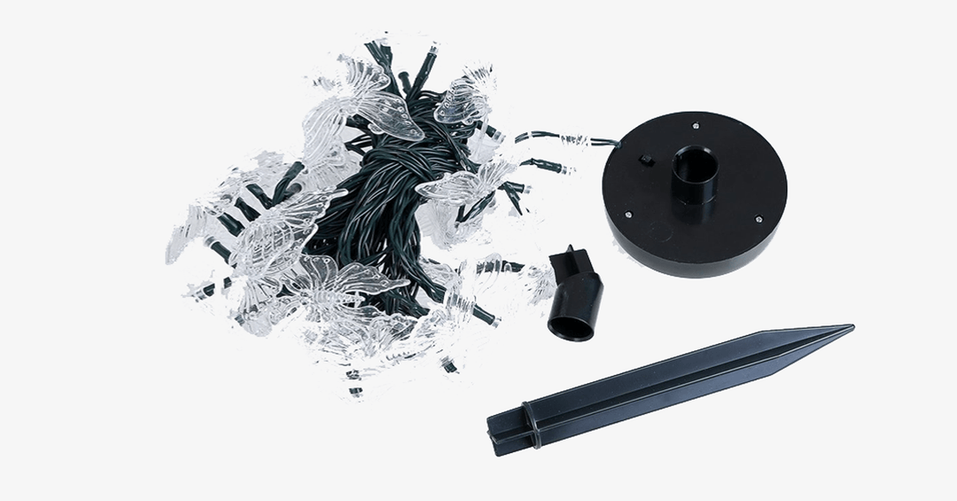 Skanto | 40-LED Festfeiring Aksjebutterfly Lyskilder - Batteridrevet - Perfekt for Fester!