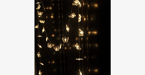 Skanto | 40-LED Festfeiring Aksjebutterfly Lyskilder - Batteridrevet - Perfekt for Fester!