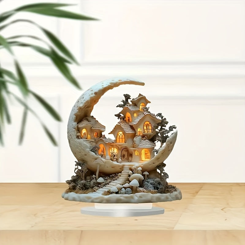 Skanto | Bohemian Akryl Statue | Fantasi Dekor Innendørs & Utendørs