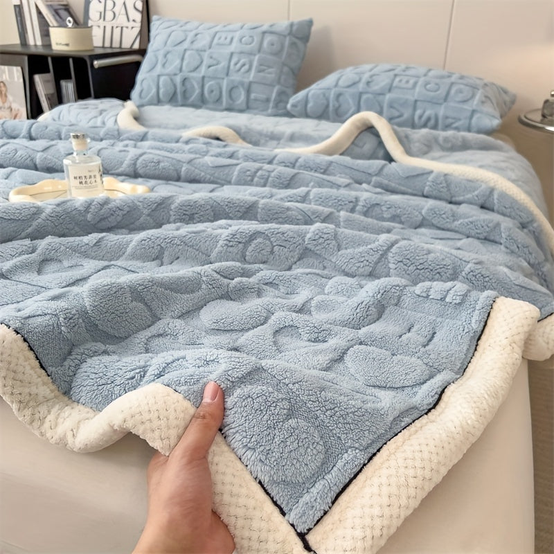 CozyCoral – Luksus Fleece-teppe for Alle Årstider Skanto