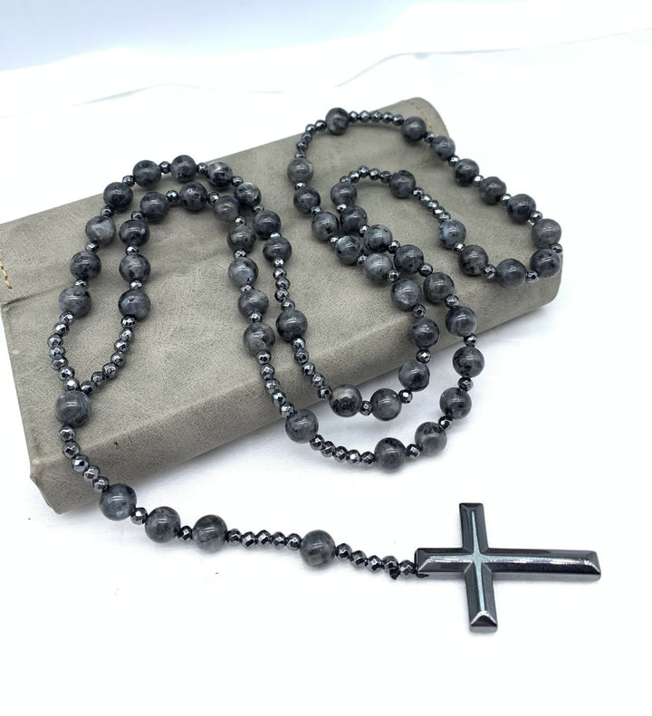 Skanto | Orion Spirituell Halskjede med Tigerøye & Lapis Lazuli – Herres rosary