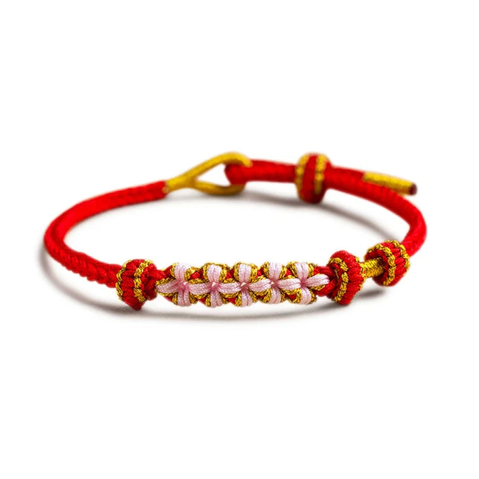 Skanto | Bestemor og Barnebarn Blomst Knyte Armbånd