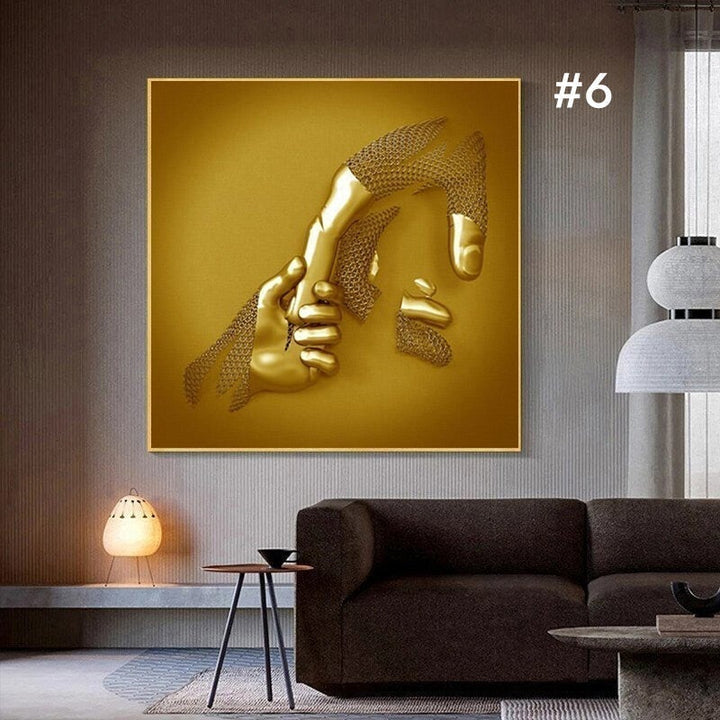 Skanto | Figurstatue av metall Kunst Veggdekorasjon