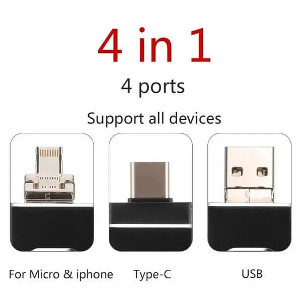 Skanto | 4 i 1 Høy-kvalitets USB-flashminne