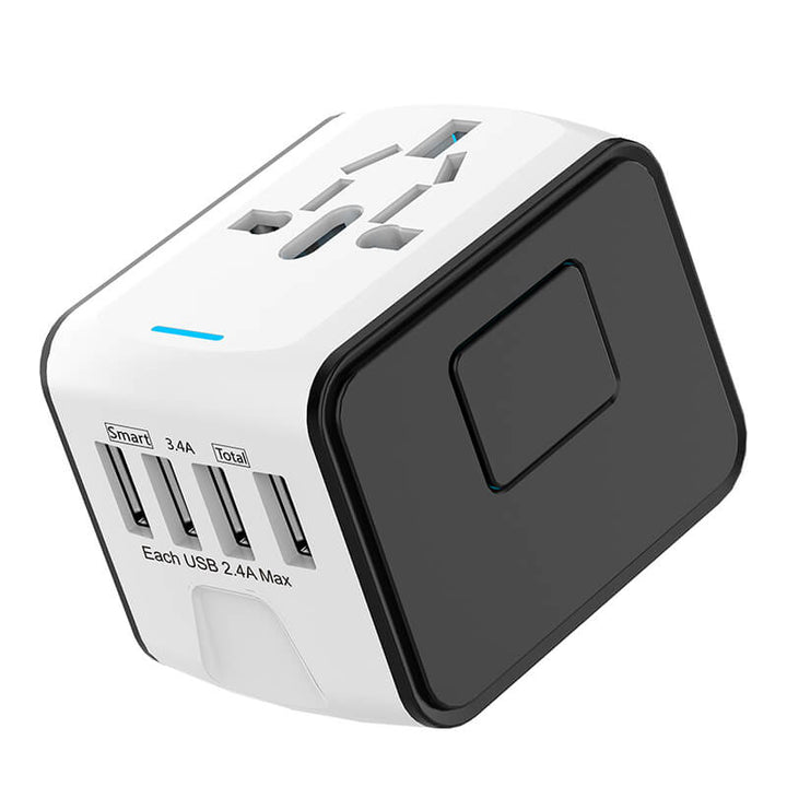 Universell 100V-220V smart reiseadapter spenningsomformer