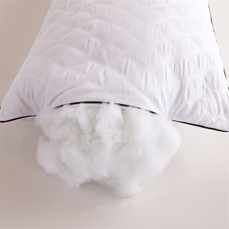 LuxurySoft – Ekstra lang, hypoallergensk pute for rygg- og sideleiere, myk og pustende, maskinvaskbar