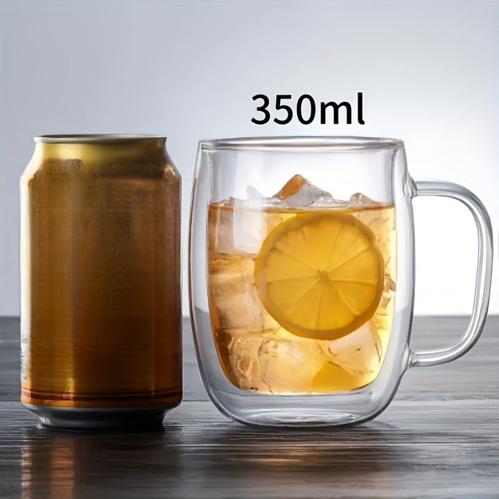 ThermoSip Doppelwandiger Glasbecher – Borosilikatglas, hitzebeständig og elegant