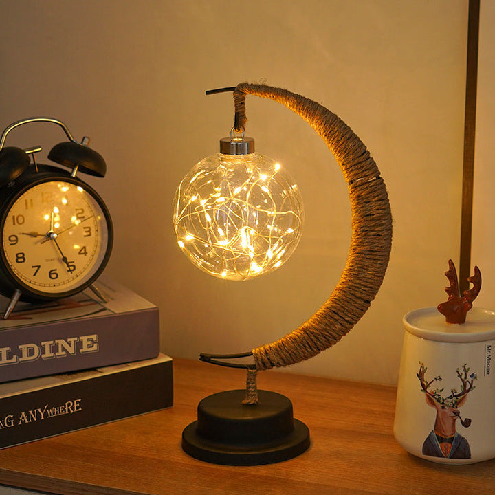 MoonGlow Lampe - Stilig Smijern LED Bordlampe Skanto