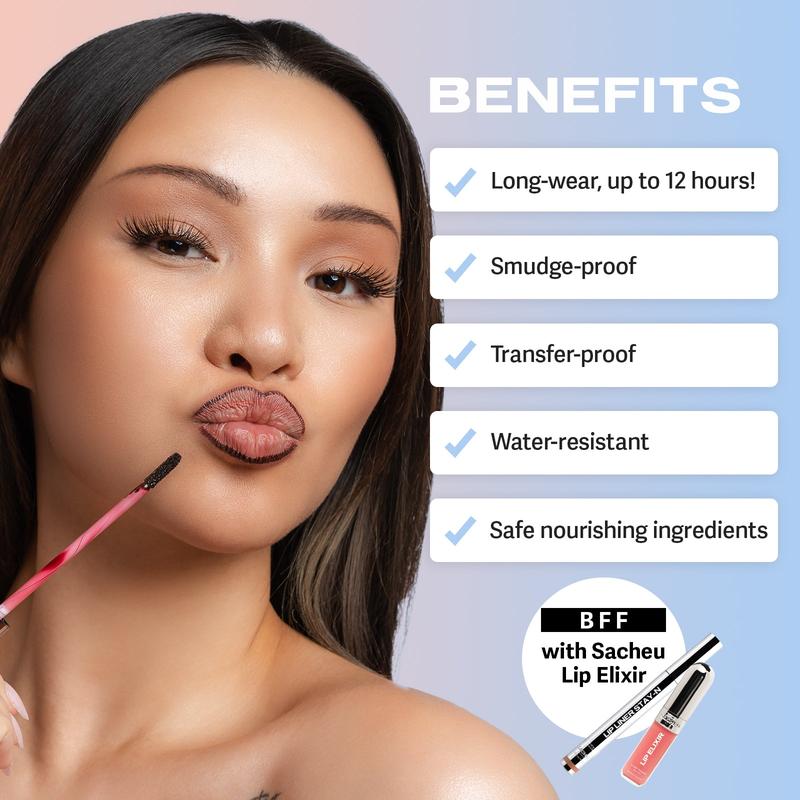 Skanto | Langvarig Peel-Off Lepelinje – 12-timers Smudge-Proof Bruk